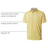 image:imageMens Polo Shirts Short and Long Sleeve Casual Solid Stylish Dry Fit Performance Designed Collared Golf Polo Shirts for MenYellow