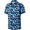 image:imageGolf Shirts for Men Dry Fit Short Sleeve Print Performance Moisture Wicking Polo ShirtBlue Camo