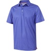 image:imageGolf Shirts for Men Dry Fit Short Sleeve Print Performance Moisture Wicking Polo ShirtBlue Daisy