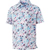 image:imageM MAELREG Boys Polo Shirt Short Sleeve Performance Dry Fit Stretch Funny Print Active Casual Collared Golf Shirts for BoyColorful Plants
