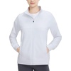 image:imageM MAELREG Fleece Lined Jacket Women Mock Neck Performance WaterResistant Lightweight Stretch Athletic Jackets with PocketsWhite