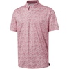 image:imageM MAELREG Golf Shirts for Men Collarless Performance Dry Fit Stretch Henley Casual Printed Mens Polo Shirts Short SleevePink Beach Palm