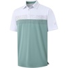 image:imageM MAELREG Golf Shirts for Men Dry Fit Performance Chest Print Color Block Moisture Wicking Casual Short Sleeve Polo ShirtsA Beryl Green