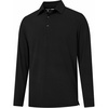 image:imageM MAELREG Golf Shirts for Men Dry Fit Performance Lightweight Heather Contrast Collar Mens Polo Shirts Short and Long SleeveBlack