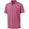 image:imageM MAELREG Mens Golf Shirt Short Sleeve Dry Fit Print Moisture Wicking Performance Patterns Collared Polo ShirtRose Flower