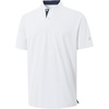 image:imageM MAELREG Mens Golf Shirts Collarless Performance Dry Fit Moisture Wicking Casual Solid Short Sleeve Henley Shirts for MenWhite