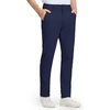 image:imageM MAELREG Mens Stretch Cotton Blend Golf Pants  5 Pocket Casual Dress Work Lightweight Slim Fit Mens PantDark Blue