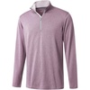 image:imageM MAELREG Quarter Zip Golf Pullover Men Dry Fit Long Sleeve Performance Wicking Mock Neck 14 Zip Pullover Mens SweatshirtDusty Rose Melange