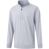 image:imageM MAELREG Quarter Zip Pullover Men Moisture Wicking Performance Heather Midlayer Golf 14 Zip Pullover Mens SweatshirtFaded Denim Heather