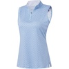 image:imageM MAELREG Womens Golf Shirt Sleeveless Collared Zip Up Patterns Polo Moisture Wicking Dry Fit Tennis Tank TopBlue Plaid