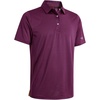 image:imageMens Golf Polo Shirts Short Sleeve Striped Performance Moisture Wicking Dry Fit Golf Shirts for MenMaroon Stripe