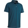 image:imageMens Golf Polo Shirts Short Sleeve Striped Performance Moisture Wicking Dry Fit Golf Shirts for MenTurquoise Stripe