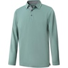 image:imageMens Golf Shirt Short and Long Sleeve Moisture Wicking Dry Fit Performance Solid Casual Pique Golf Polo Shirts for MenBeryl Greenlong