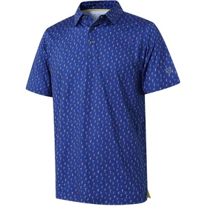 image:imageGolf Shirts for Men Dry Fit Short Sleeve Print Performance Moisture Wicking Polo ShirtNavy Cocktail