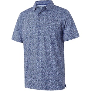 image:imageGolf Shirts for Men Dry Fit Short Sleeve Print Performance Moisture Wicking Polo ShirtNavy Puzzle Block