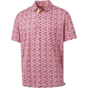 image:imageM MAELREG Boys Polo Shirt Short Sleeve Performance Dry Fit Stretch Funny Print Active Casual Collared Golf Shirts for BoyPink Donut