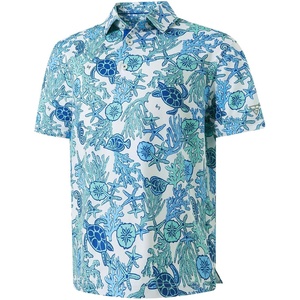 image:imageM MAELREG Boys Polo Shirt Short Sleeve Performance Dry Fit Stretch Funny Print Active Casual Collared Golf Shirts for BoySea Turtle