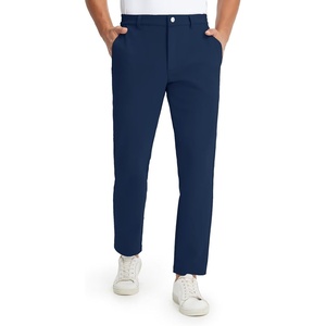 image:imageM MAELREG Golf Pants Men Fleece Lined 303234 HeatTech Dress Pants for Men WaterResistant Stretch Warm Winter TrousersNavy