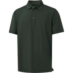 image:imageM MAELREG Golf Shirts for Men Dry Fit Performance Chest Print Color Block Moisture Wicking Casual Short Sleeve Polo ShirtsB Olive Green