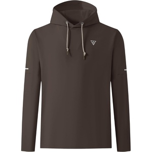 image:imageM MAELREG Hoodies for Men Golf Fleece Hooded Sweatshirts Dry Fit Athletic Lightweight Casual Midlayer Mens Hoodies PulloverMg00 Coffee Brown