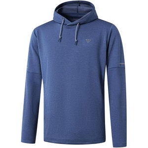 image:imageM MAELREG Hoodies for Men Golf Fleece Hooded Sweatshirts Dry Fit Athletic Lightweight Casual Midlayer Mens Hoodies PulloverMg01 Blue Heather