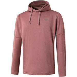image:imageM MAELREG Hoodies for Men Golf Fleece Hooded Sweatshirts Dry Fit Athletic Lightweight Casual Midlayer Mens Hoodies PulloverMg01 Brick Heather