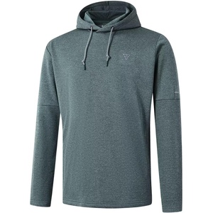 image:imageM MAELREG Hoodies for Men Golf Fleece Hooded Sweatshirts Dry Fit Athletic Lightweight Casual Midlayer Mens Hoodies PulloverMg01 Green Heather