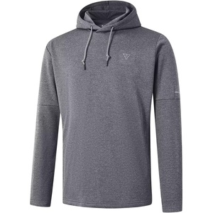 image:imageM MAELREG Hoodies for Men Golf Fleece Hooded Sweatshirts Dry Fit Athletic Lightweight Casual Midlayer Mens Hoodies PulloverMg01 Neutral Grey Heather