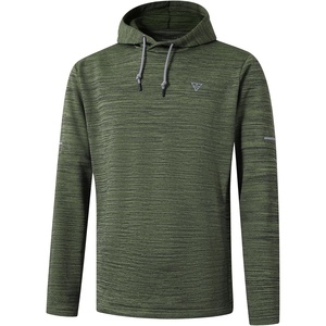 image:imageM MAELREG Hoodies for Men Golf Fleece Hooded Sweatshirts Dry Fit Athletic Lightweight Casual Midlayer Mens Hoodies PulloverMg02 Dark Green Heather