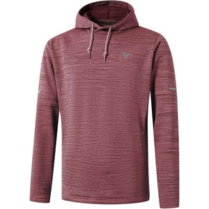 image:imageM MAELREG Hoodies for Men Golf Fleece Hooded Sweatshirts Dry Fit Athletic Lightweight Casual Midlayer Mens Hoodies PulloverMg02 Red Heather