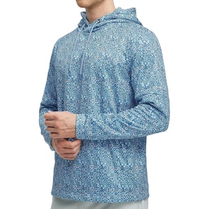 image:imageM MAELREG Hoodies for Men Golf Fleece Hooded Sweatshirts Dry Fit Athletic Lightweight Casual Midlayer Mens Hoodies PulloverMg03 Blue Ethnic