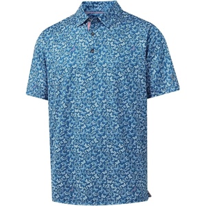 image:imageM MAELREG Mens Golf Shirt Short Sleeve Dry Fit Print Moisture Wicking Performance Patterns Collared Polo ShirtBlue White Butterfly