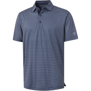 image:imageM MAELREG Mens Golf Shirt Short Sleeve Dry Fit Print Moisture Wicking Performance Patterns Collared Polo ShirtBlue White Stars