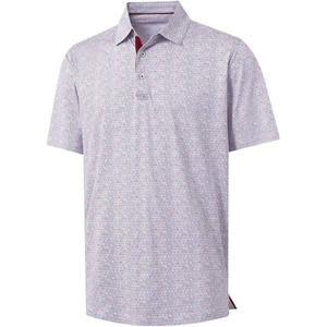 image:imageM MAELREG Mens Golf Shirt Short Sleeve Dry Fit Print Moisture Wicking Performance Patterns Collared Polo ShirtColourful Hexagon