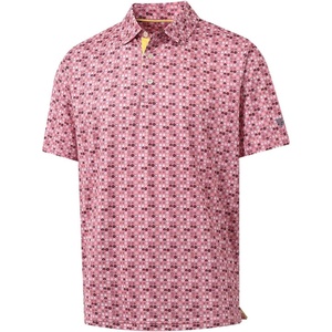 image:imageM MAELREG Mens Golf Shirt Short Sleeve Dry Fit Print Moisture Wicking Performance Patterns Collared Polo ShirtPink Donut