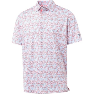 image:imageM MAELREG Mens Golf Shirt Short Sleeve Dry Fit Print Moisture Wicking Performance Patterns Collared Polo ShirtWhite Pizza