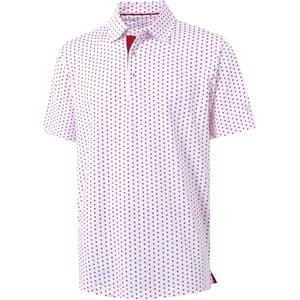 image:imageM MAELREG Mens Golf Shirt Short Sleeve Dry Fit Print Moisture Wicking Performance Patterns Collared Polo ShirtWhite Red Lion