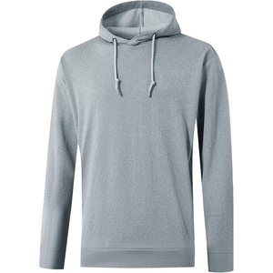 image:imageM MAELREG Mens Hoodies Pullover Performance Lightweight Hoodies For Men With 2 Pocket Dry Fit Wicking Stretch Golf SweatshirtLunar Rock Melange