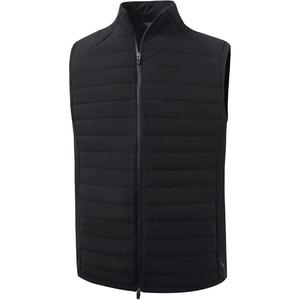 image:imageM MAELREG Mens Lightweight Puffer Vest WaterResistant Winter Outerwear Full Zip Sleeveless Jacket for Outdoor GolfBlack