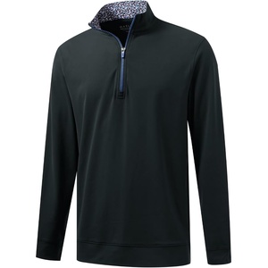 image:imageM MAELREG Mens Quarter Zip Pullover Lightweight Mock Neck Long Sleeve Midlayer Athletic Golf Half Zip Sweatshirt for MenDark Grey