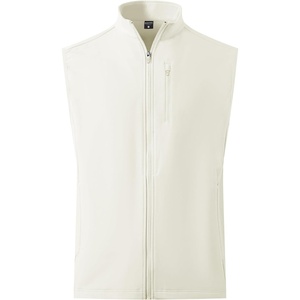 image:imageM MAELREG Mens Vest Outerwear Golf WaterResistant Performance Lightweight Fleece Vest for Men Sleeveless Lined MidlayerCream