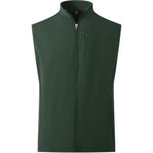 image:imageM MAELREG Mens Vest Outerwear Golf WaterResistant Performance Lightweight Fleece Vest for Men Sleeveless Lined MidlayerForest Green