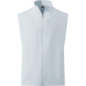 image:imageM MAELREG Mens Vest Outerwear Golf WaterResistant Performance Lightweight Fleece Vest for Men Sleeveless Lined MidlayerMisty Grey