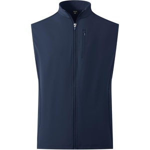image:imageM MAELREG Mens Vest Outerwear Golf WaterResistant Performance Lightweight Fleece Vest for Men Sleeveless Lined MidlayerNavy