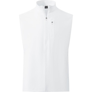 image:imageM MAELREG Mens Vest Outerwear Golf WaterResistant Performance Lightweight Fleece Vest for Men Sleeveless Lined MidlayerWhite