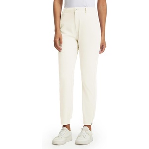 image:imageM MAELREG Womens Golf Pants Lightweight Quick Dry Ankle Zip Track PantsCream