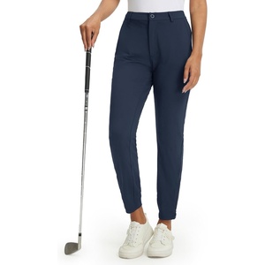 image:imageM MAELREG Womens Golf Pants Lightweight Quick Dry Ankle Zip Track PantsNavy
