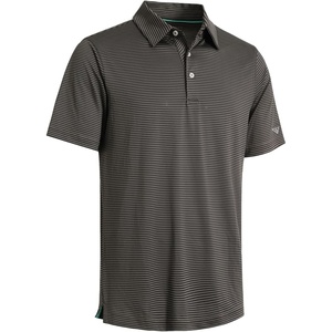 image:imageMens Golf Polo Shirts Short Sleeve Striped Performance Moisture Wicking Dry Fit Golf Shirts for MenBlack Stripe