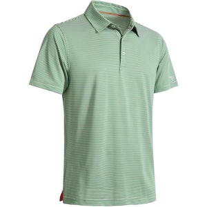 image:imageMens Golf Polo Shirts Short Sleeve Striped Performance Moisture Wicking Dry Fit Golf Shirts for MenEmerald Stripe