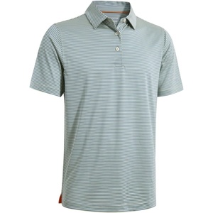 image:imageMens Golf Polo Shirts Short Sleeve Striped Performance Moisture Wicking Dry Fit Golf Shirts for MenYellow Stripe